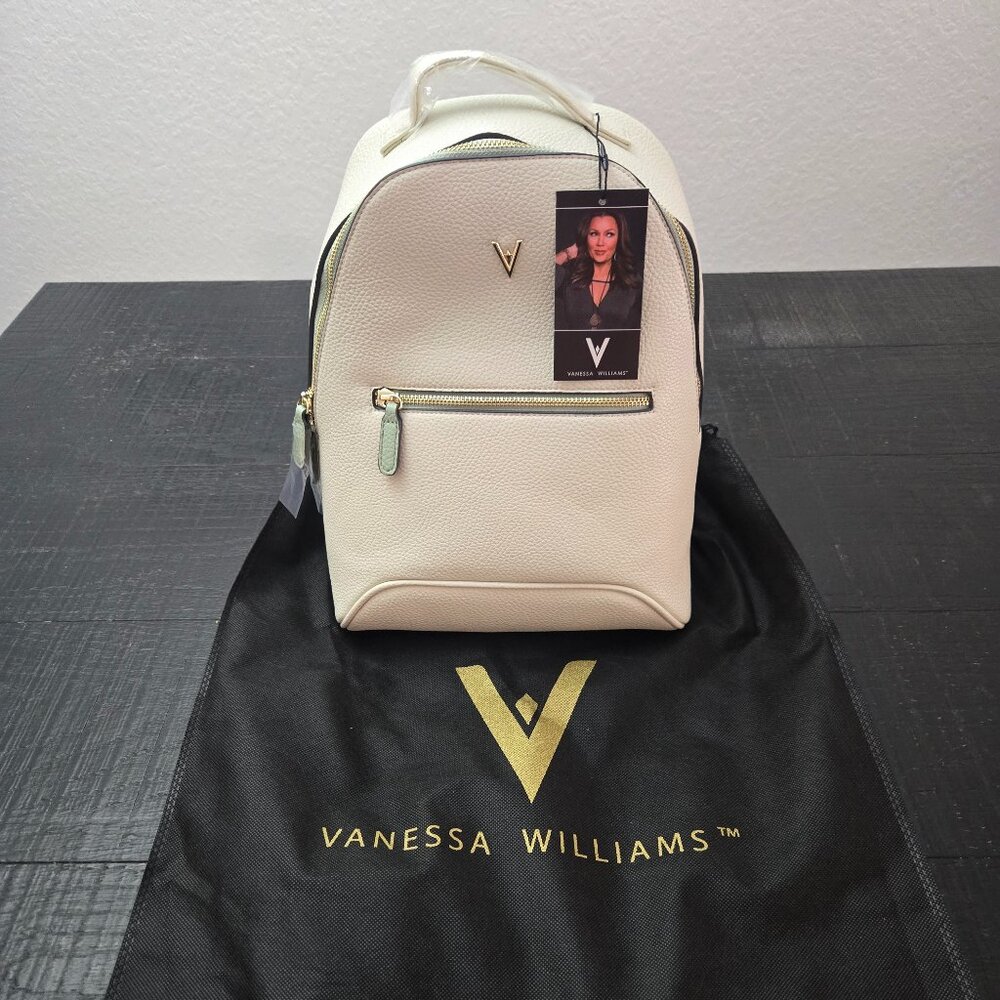 New, with tags. Vanessa Williams Backpack. Bone.
